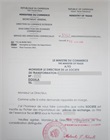 Attestation d'inscription au fichier des importateurs